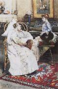 unknow artist The convalescent oil painting reproduction